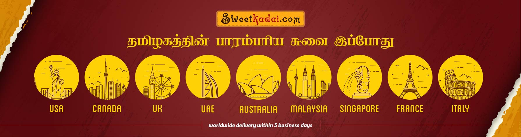Sweetkadai.com - Global Shipment